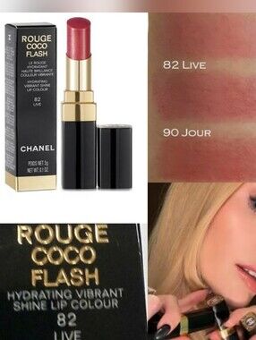🍉Lip Shade Need🍉BNIB CHANEL Fullsize 82 LIVE Rouge Coco Flash Lip Colour!$53Re